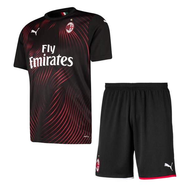 Camiseta AC Milan Tercera Niños 2019-2020 Rojo Negro